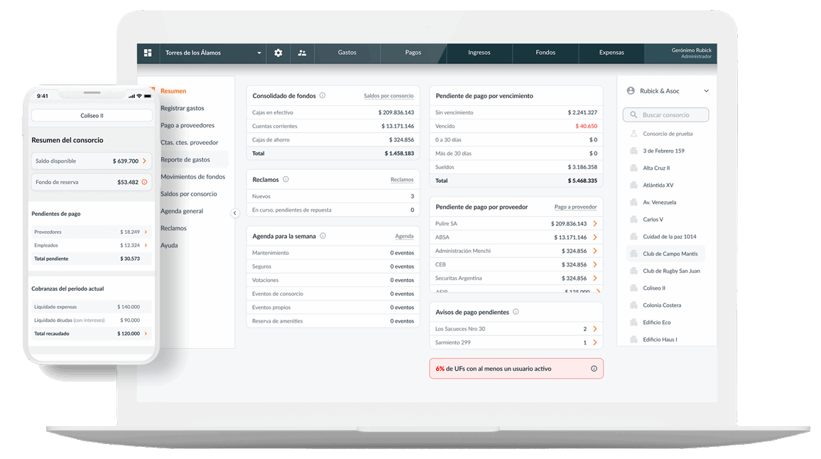 Panel de control de SIRO – Monitorización de cobranzas recurrentes y conciliación automática